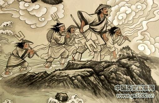 大禹治水的神话故事
