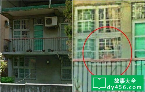 谷歌街景地图拍到的灵异现象,没人住的老房子里有个人影