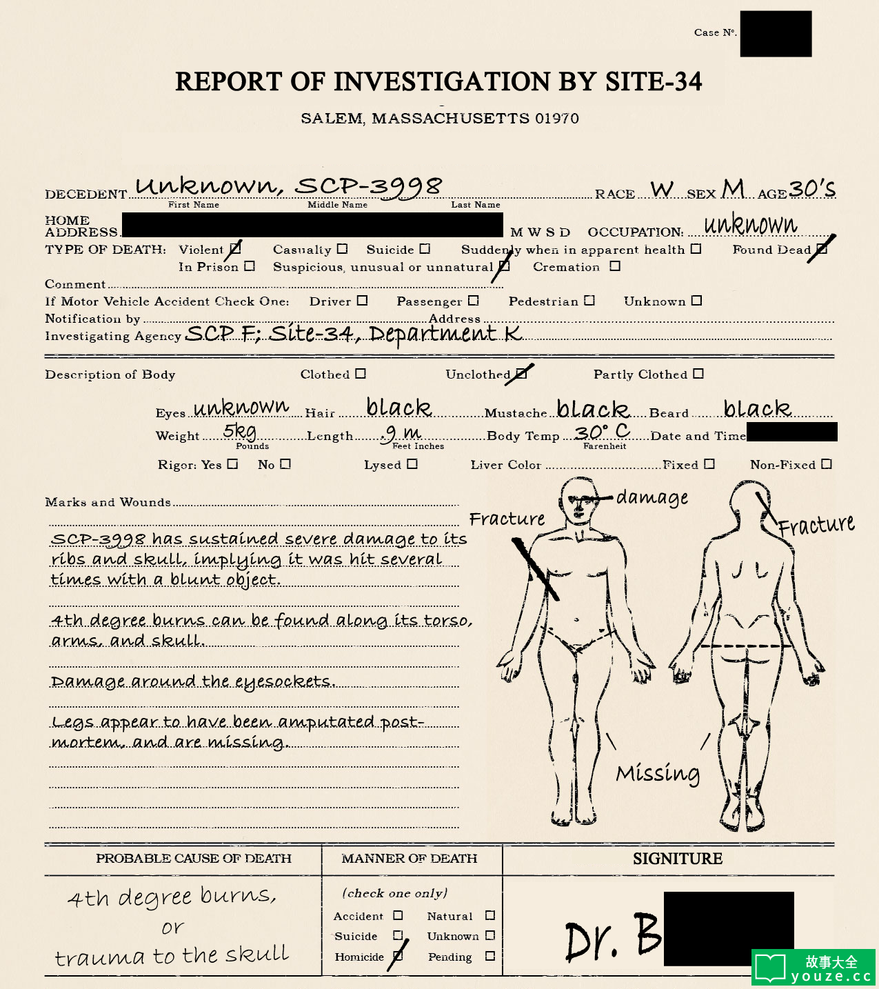 SCP3998是什么?